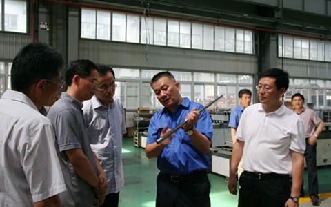 省經信委李(li)上葵總工程(chéng)師來杭機調(diào)研考察