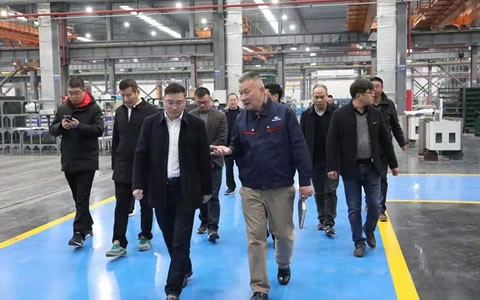 金華市副市(shi)長張新宇一行莅(lì)臨杭機調研考察(cha)