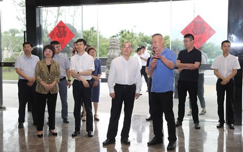 浙江省(shěng)委宣傳部部長朱(zhū)國賢一行莅臨杭(háng)機考察調研