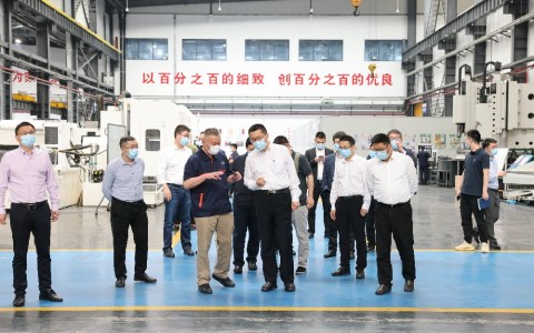 浙江省副(fù)省長盧山調研杭(háng)機股份